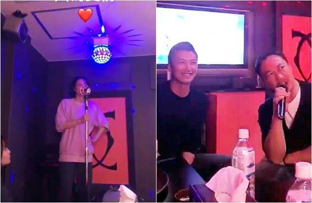 谢霆锋王菲为陈奕迅老婆庆生。