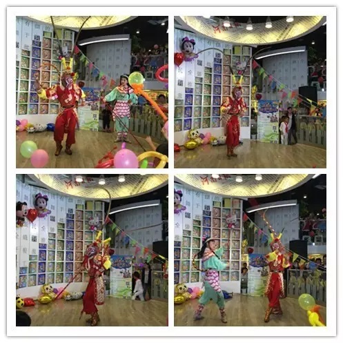 河南省豫剧院青年团演员带来精彩的猴戏表演