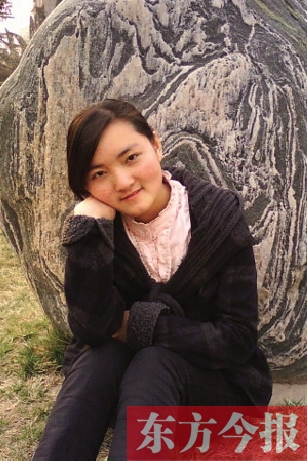 曾帮助过马水河一家的赵莉，目前是河南师范大学数学系大四学生