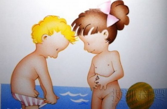 组图：让人脸红的国外性教育图片