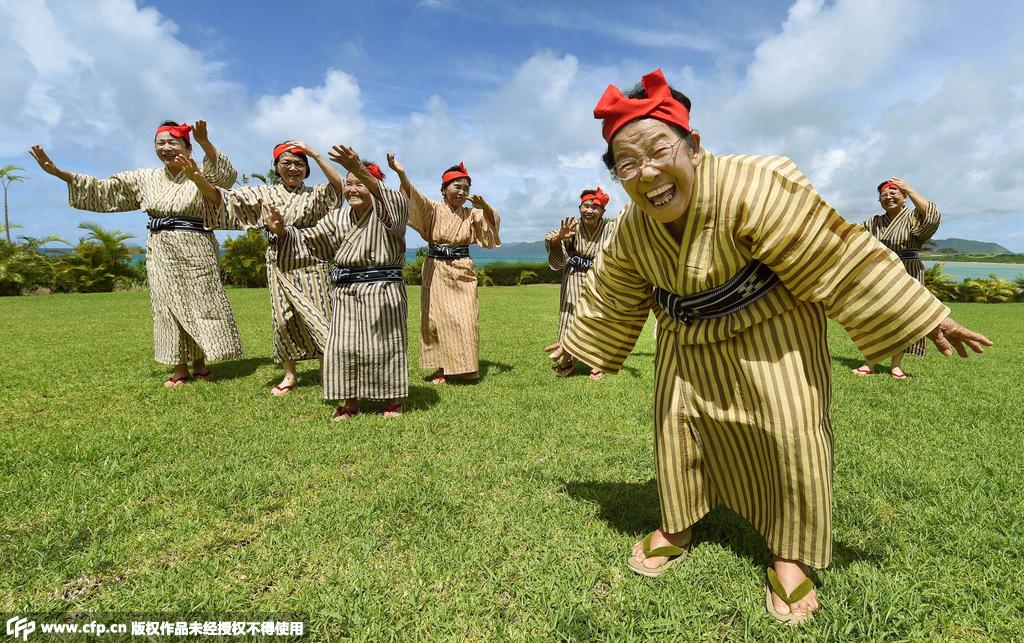 日本老奶奶偶像团体KBG84走红 平均年龄84岁