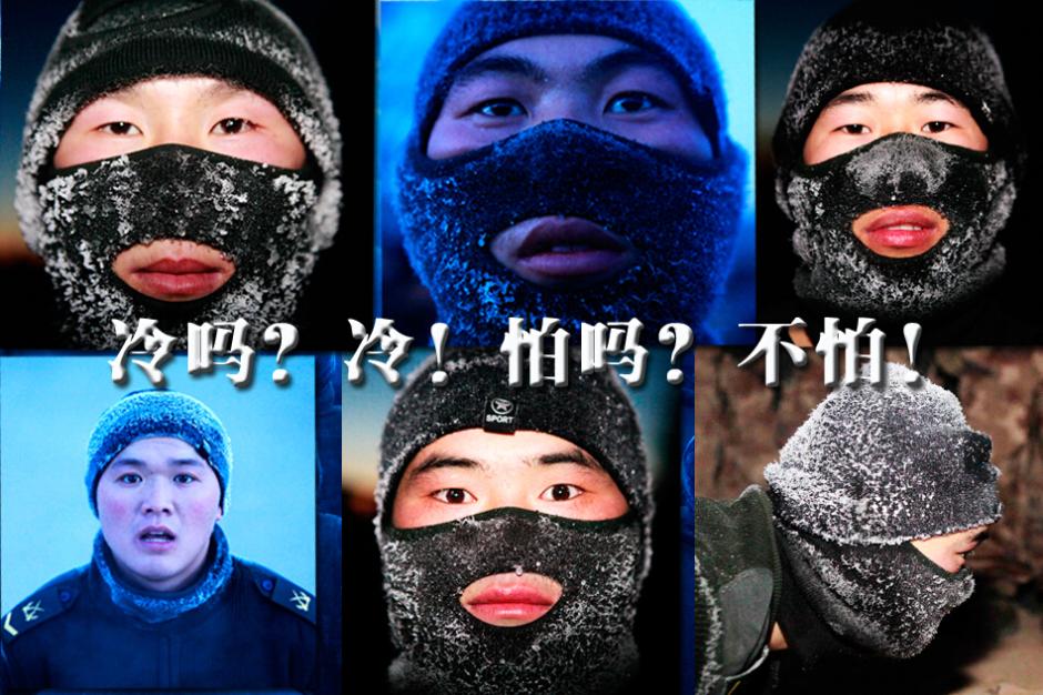 不畏风雪！战士冬训穿“冰甲”满头冰霜