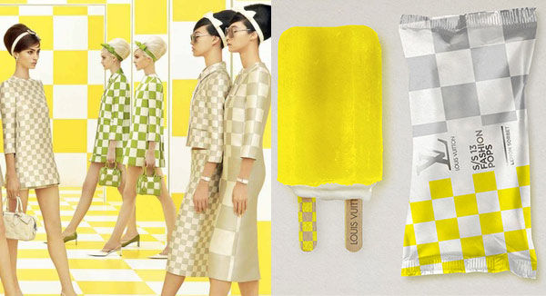 Louis Vuitton本季广告大片及以此为灵感的冰糕设计
