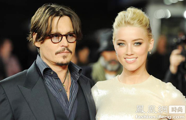 约翰尼-德普（Johnny Depp）、艾梅柏-希尔德（Amber Heard）
