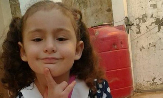 5岁的叙利亚小女孩萝洁特（Raghat）