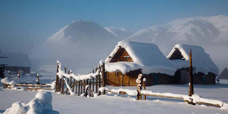 新疆阿勒泰公布滑雪靓照