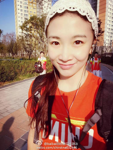 花游女神陈晓君自拍照