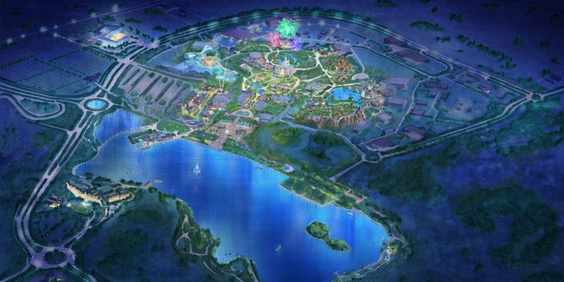 上海迪士尼乐园设计图 充满魔幻色彩