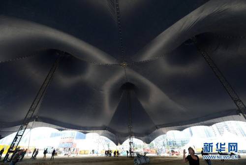 全球最大移动马戏棚亮相香港