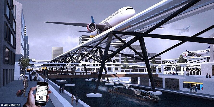 未来机场概念：机场是城市的一部分