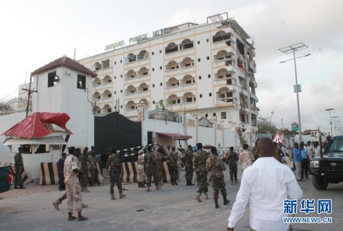 摩加迪沙一高档酒店遭袭至少15人丧生