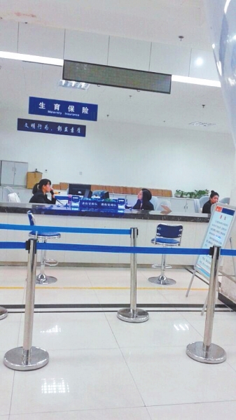 郑州市社会保险办事大厅“生育保险”受理柜台