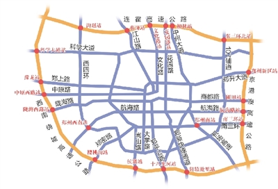 20个已开通高速口示意图 制图/李钰冰