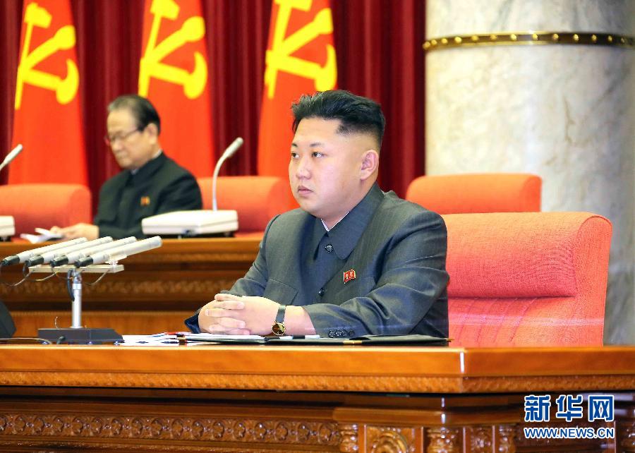 12月8日，在朝鲜平壤，朝鲜劳动党第一书记金正恩出席并指导朝鲜劳动党中央政治局扩大会议。