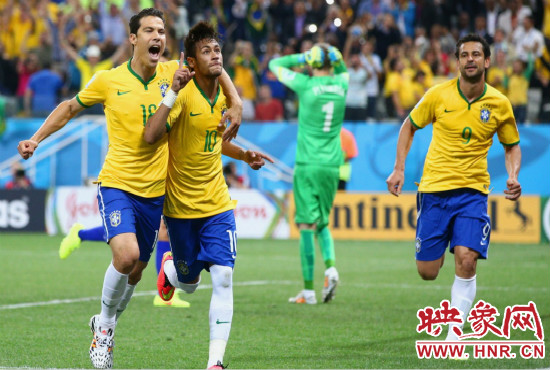 巴西队凭借内马尔的出色发挥3比1逆转克罗地亚。