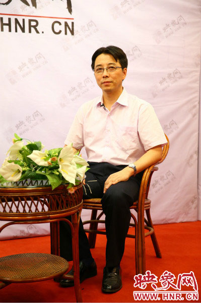 南京大学河南招生组负责人武港山教授。