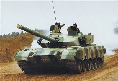 陆军99改主战坦克。
