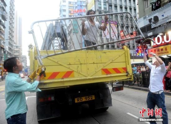 10月22日，香港违法“占领中环”行动进入第25日。