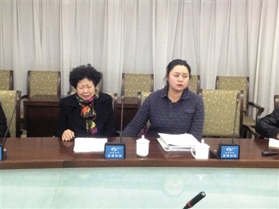 昨晚，马超群母亲张桂英在秦皇岛举行新闻发布会。
