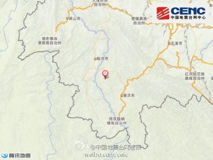 云南景谷傣族彝族自治县发生5.4级左右地震