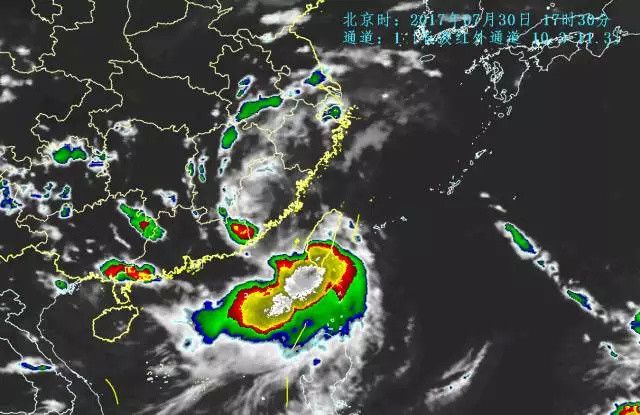 台风“海棠”将吞并纳沙 合体北上带来强降雨