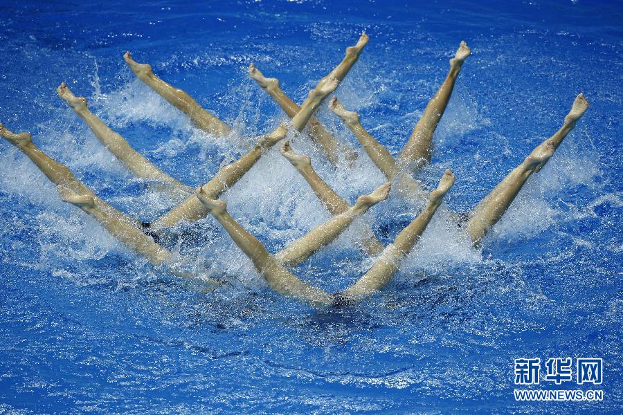 中国花游队夺魁 中国花游队夺魁