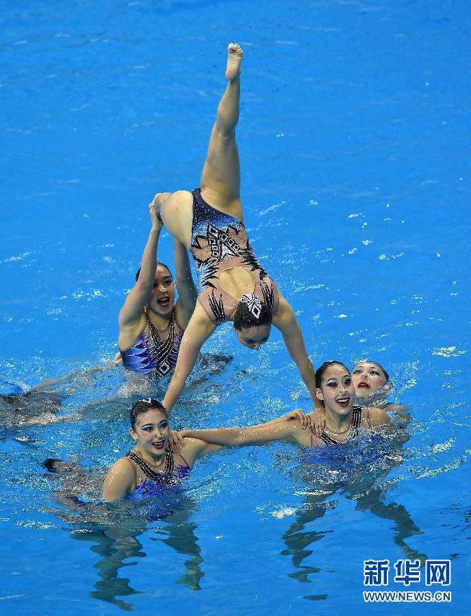 中国花游队夺魁 中国花游队夺魁