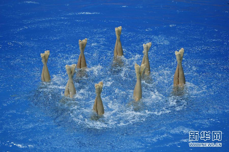 中国花游队夺魁 中国花游队夺魁