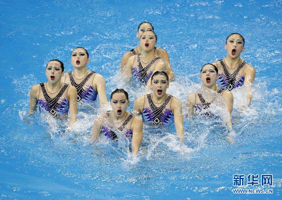 中国花游队夺魁 中国花游队夺魁