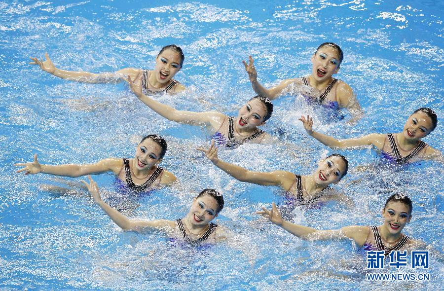 中国花游队夺魁 中国花游队夺魁