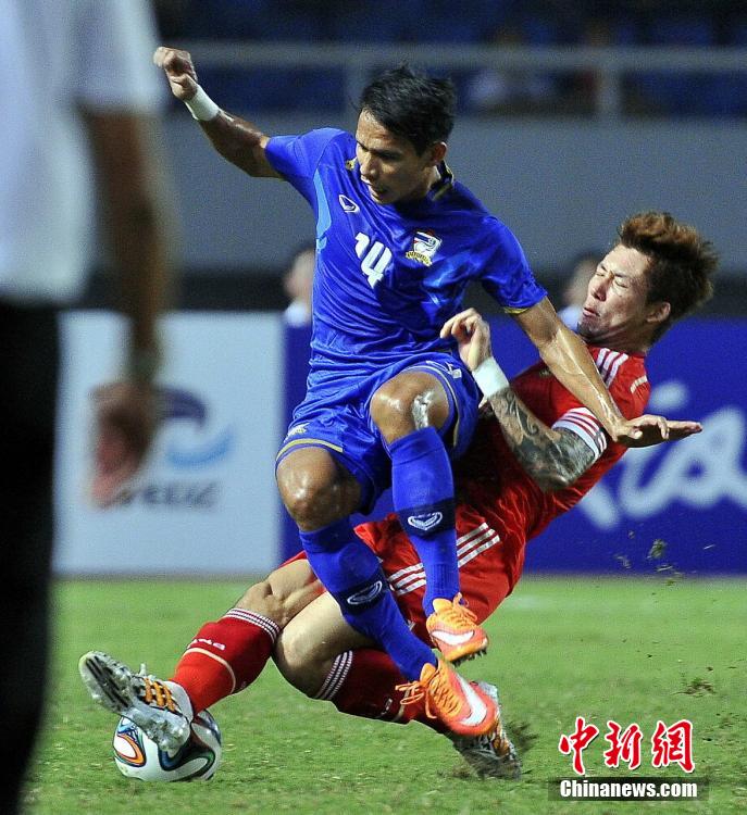2014足球友谊赛 国足3-0胜泰国了结“1-5”恩怨