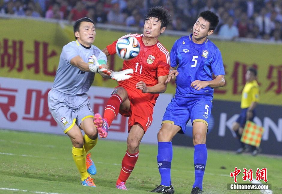 2014足球友谊赛 国足3-0胜泰国了结“1-5”恩怨