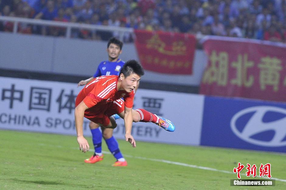 2014足球友谊赛 国足3-0胜泰国了结“1-5”恩怨