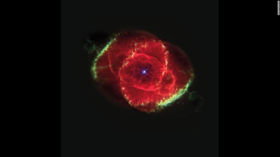 猫眼星云是即将灭亡的恒星发出的耀眼气体形成的星云