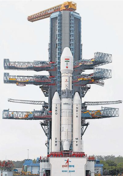 印度最新研制的地球同步卫星发射火箭“马克III型”(Mark III)。