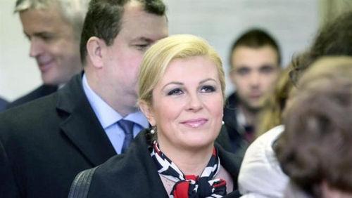 资料图：基塔洛维奇(Kolinda Grabar-Kitarovic)。