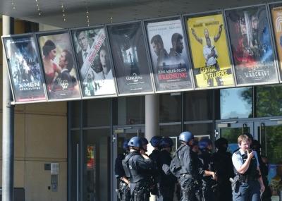 德国西部一电影院遭枪手袭击 枪手已被击毙(图)