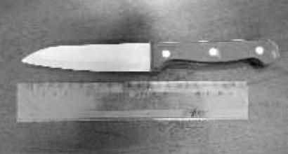 水果刀刀刃长12厘米