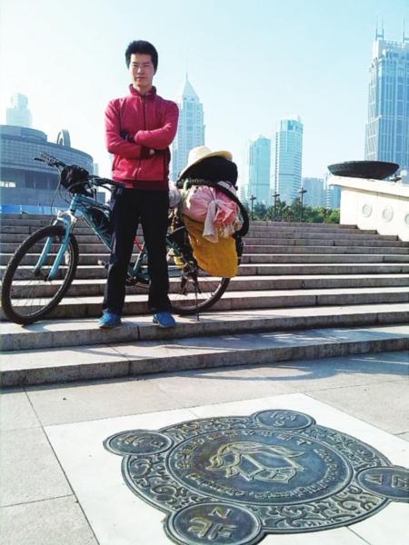 安徽小伙从上海骑行到西藏 50天5476公里（图）