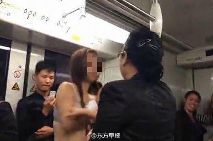 上海地铁脱衣事件炒作者致歉 脱衣女子及乘客均受雇用