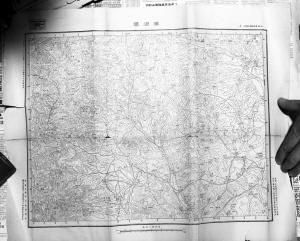 石家庄现八路军制地图 每个村海拔均有标注(图)