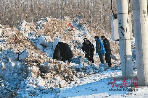 黑龙江大庆一雪堆现冻僵女尸 尸下有婴儿哭声