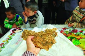 新疆牧民捡到8公斤狗头金