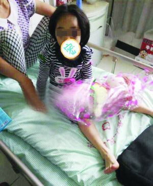 孩子仍在医院治疗