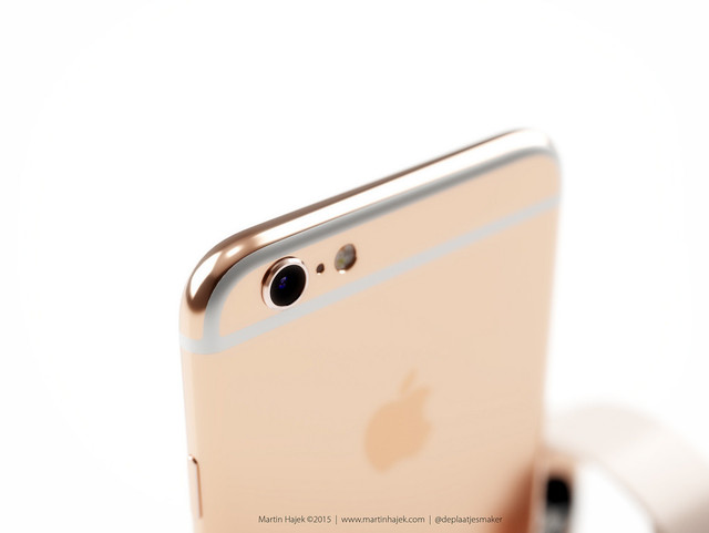 iPhone 6s有玫瑰金色 2GB+1200万摄像头