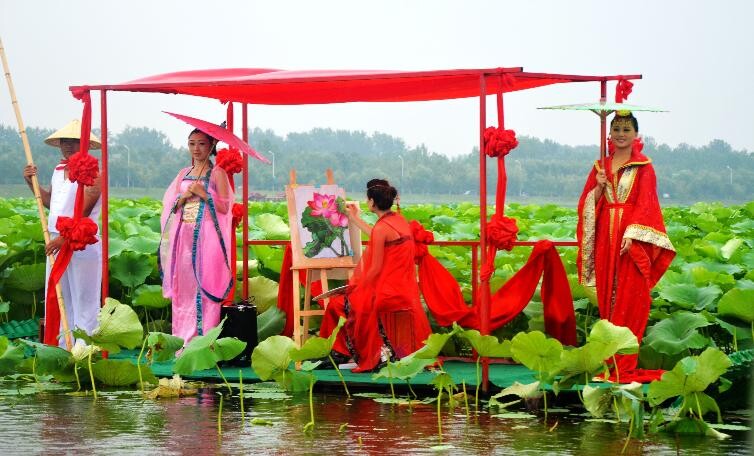 第八届中国·淮阳龙湖赏荷旅游月开幕 为期两个月
