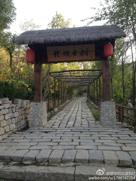 井塘古村(图:@梦中的女孩527)
