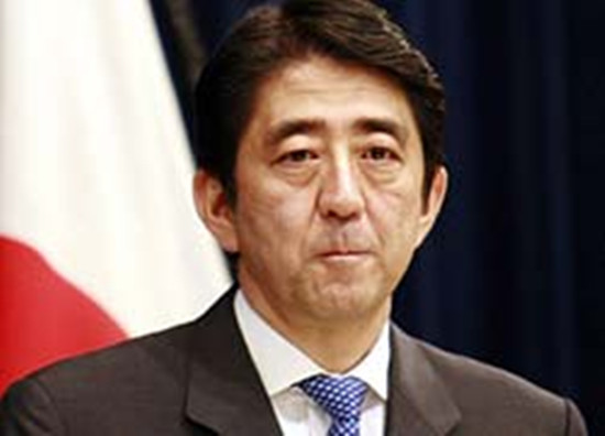 原文配图：日本首相安倍晋三。