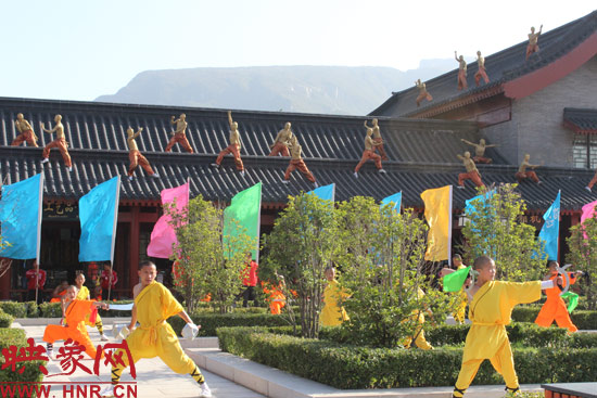 第九届中国郑州国际少林武术节迎宾式