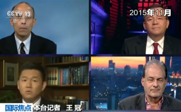 中国记者激辩南海 一语震惊美智囊